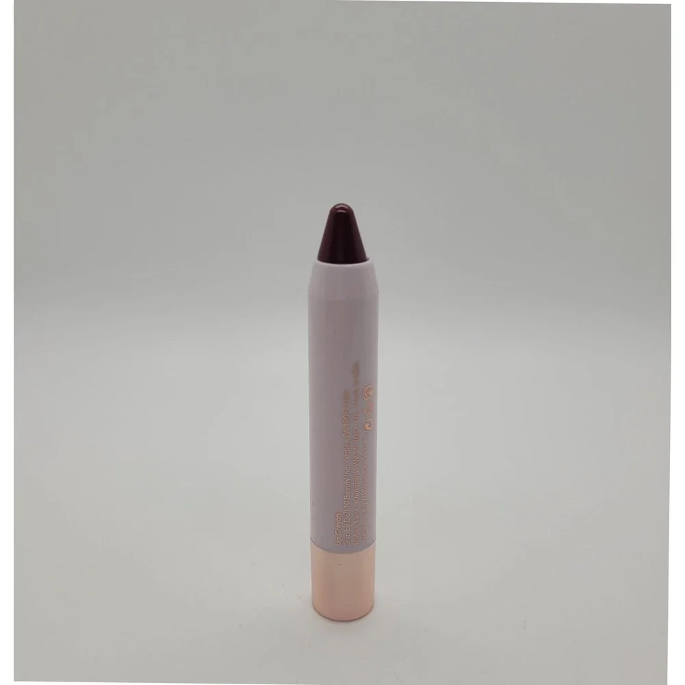 Doll 10 Lip Crayon Deep Berry Plum Satin Finish Lipstick 2.4g 0.08oz Made in USA